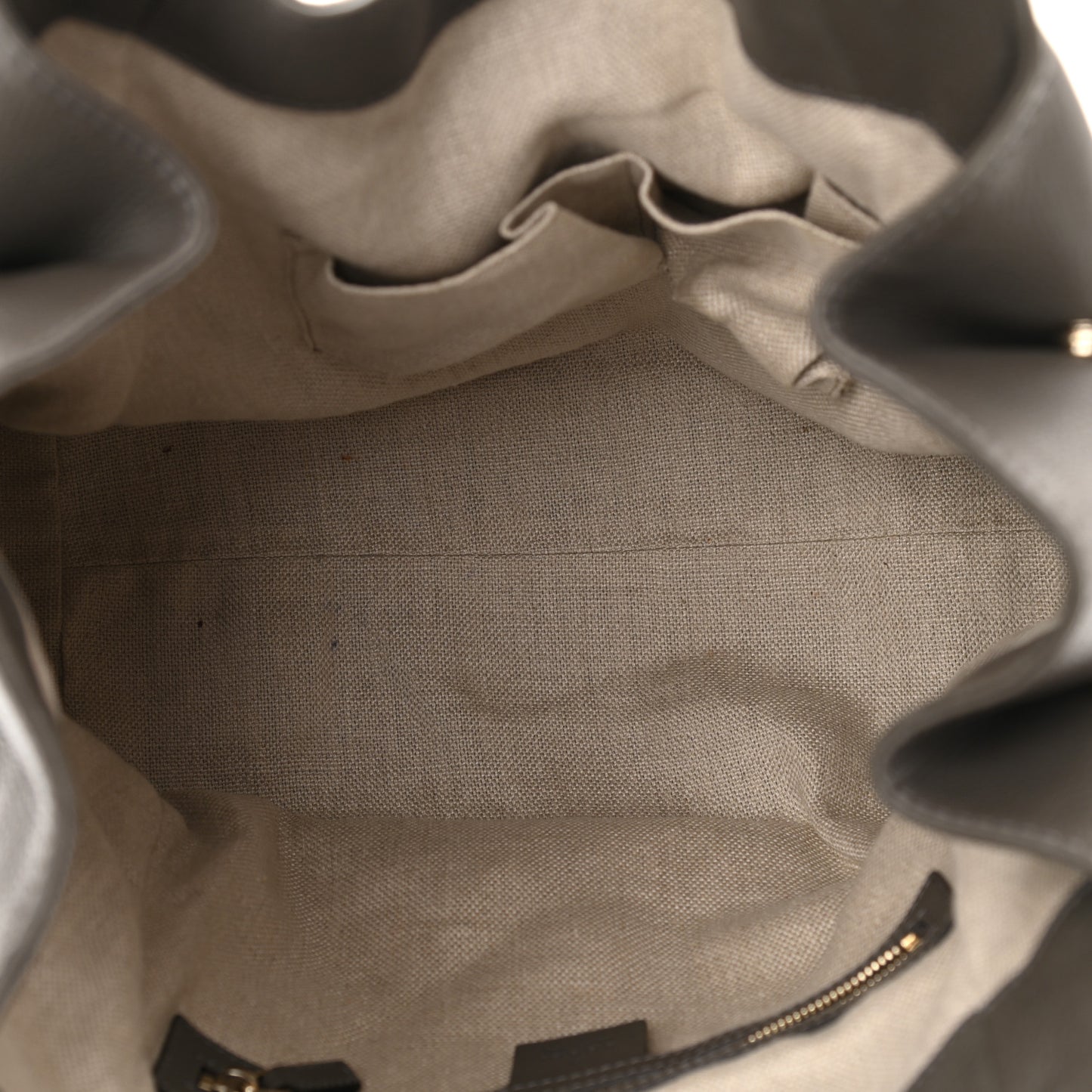 Pebbled Calfskin Medium Greenwich Shoulder Bag Grey