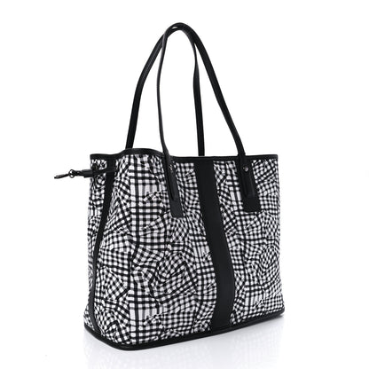 MCM Visetos Medium Reversible Shopper Tote Black 4 of 14