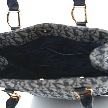 Christian Dior Monogram Tote Blue 4 of 4