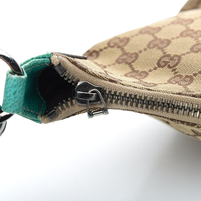 Gucci Monogram Classic Ring Hobo Turquoise 14 of 17