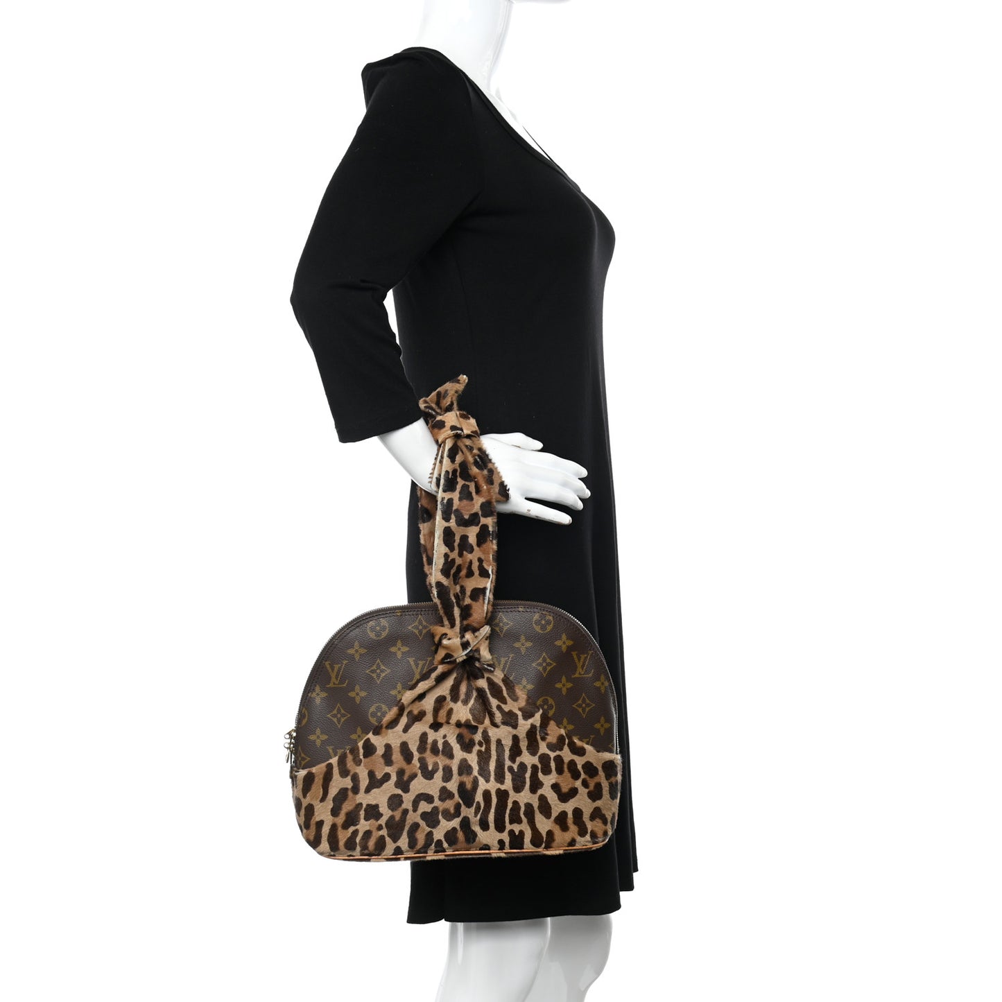 Monogram Azzedine Alaia Leopard Alma
