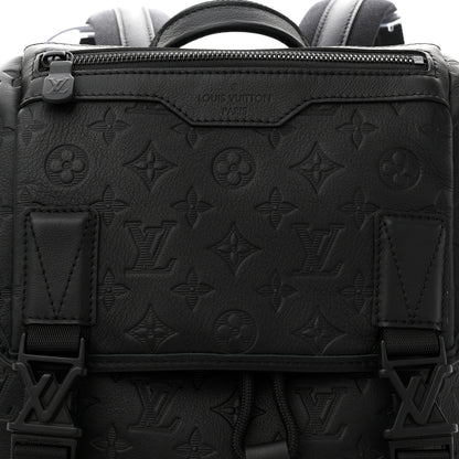 Louis Vuitton Calfskin Monogram Shadow Getaway Backpack Black 7 of 9
