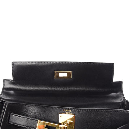 Hermes Box Kelly Retourne 28 Black 29 of 41