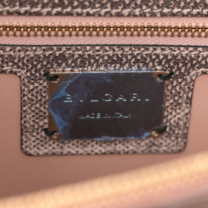 Bulgari Metallic Karung Serpenti Forever Crossbody Rosa Di Francia 7 of 10