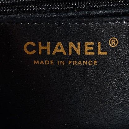 Chanel Lambskin Quilted Mini Square Flap Black 7 of 9
