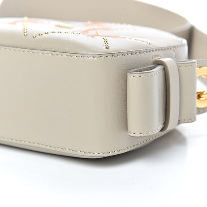 Chloe Smooth Calfskin Little Horses Embroidered Shoulder Bag Pastel Grey 10 of 10