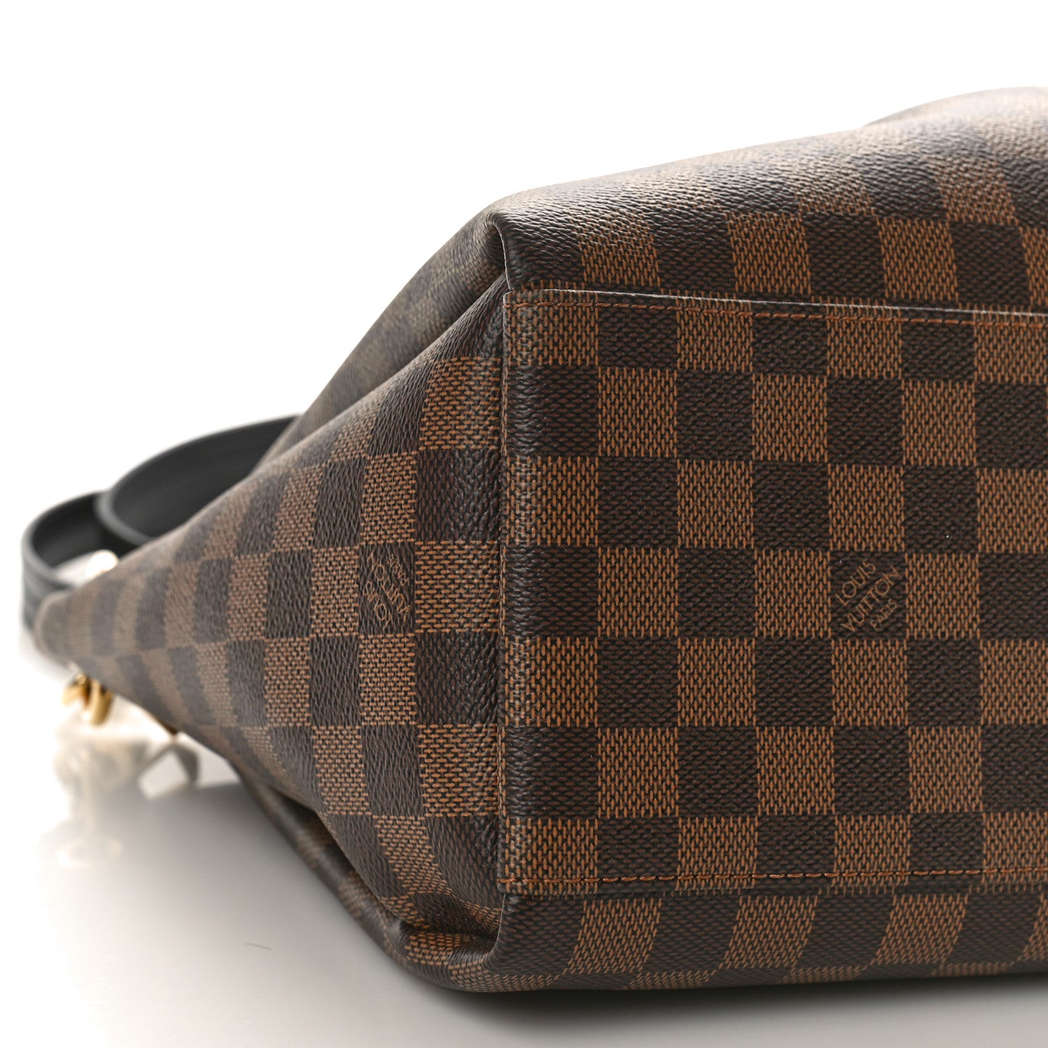 Louis Vuitton Damier Ebene Odeon Tote MM Black 7 of 8