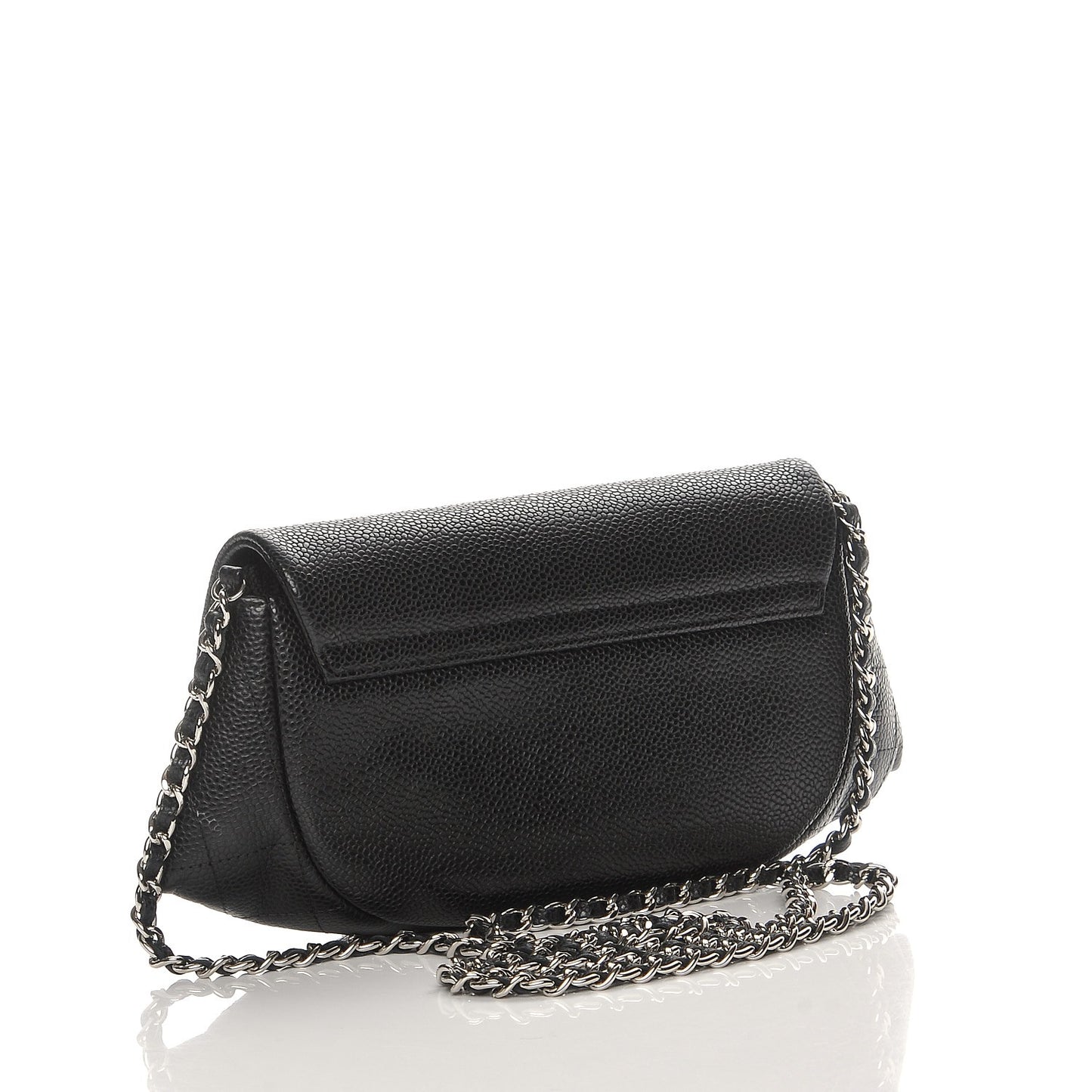 Caviar Half Moon Wallet On Chain WOC Black