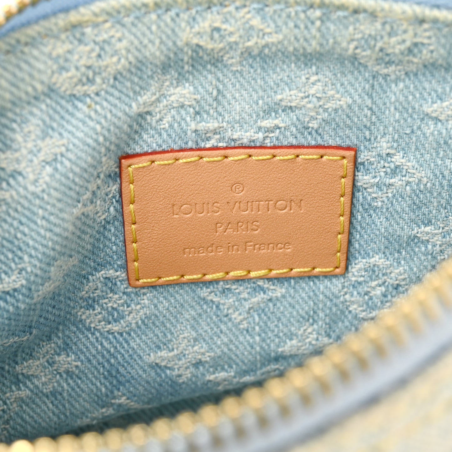Monogram Denim Nano Speedy Sky Blue