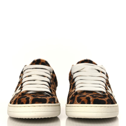 Louis Vuitton Calfskin Pony Hair Leopard Monogram Frontrow Sneakers 35 2 of 8
