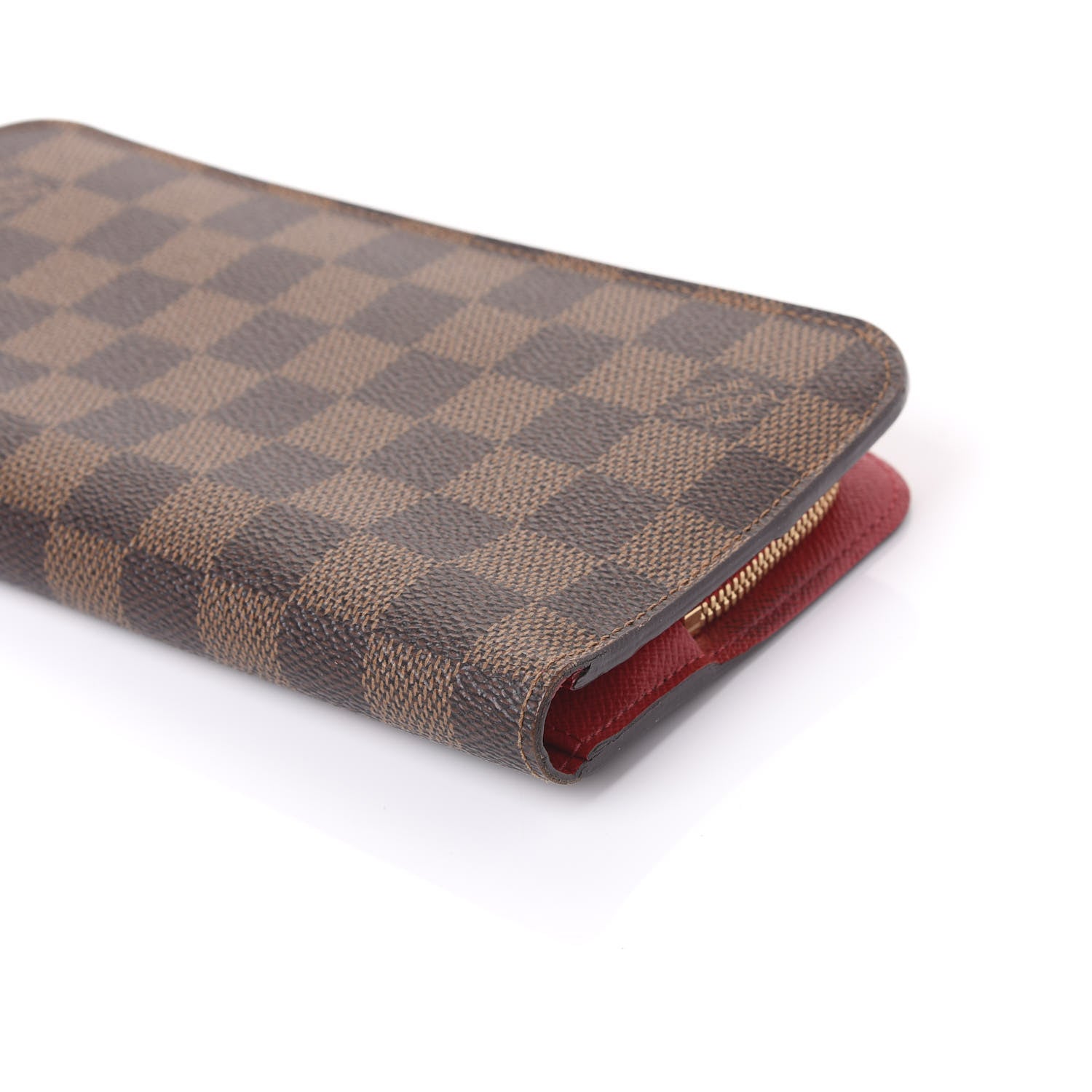Louis Vuitton Damier Ebene Insolite Wallet Red 8 of 9