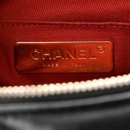 Chanel Lambskin Quilted Small Bowling Bag Black 6 of 10