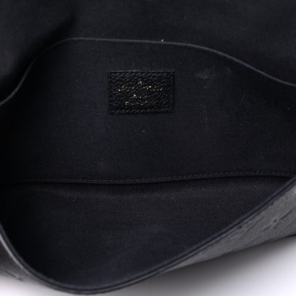 Louis Vuitton Empreinte Pochette Felicie Chain Wallet Black 4 of 4