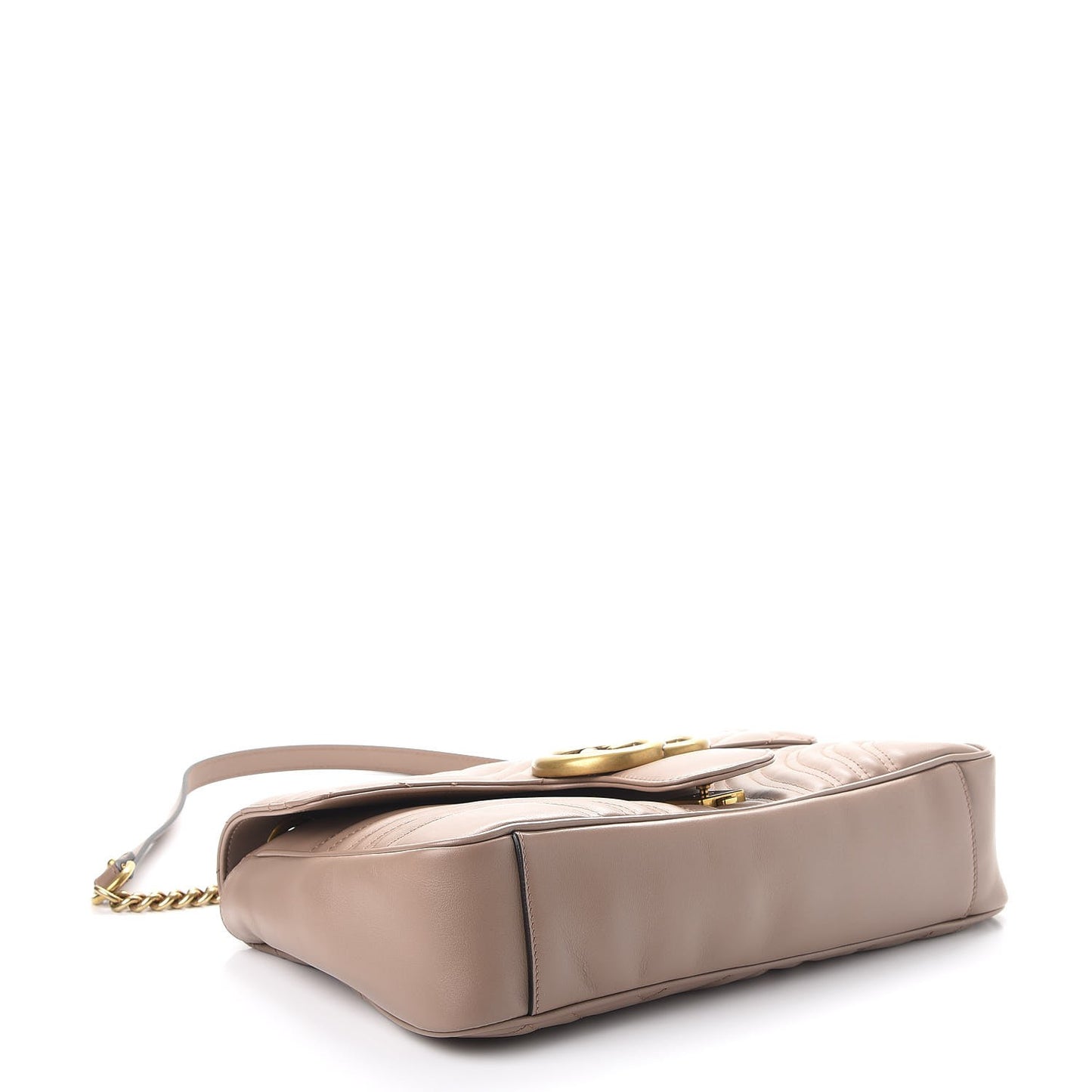 Calfskin Matelasse Medium GG Marmont Shoulder Bag Porcelain Rose