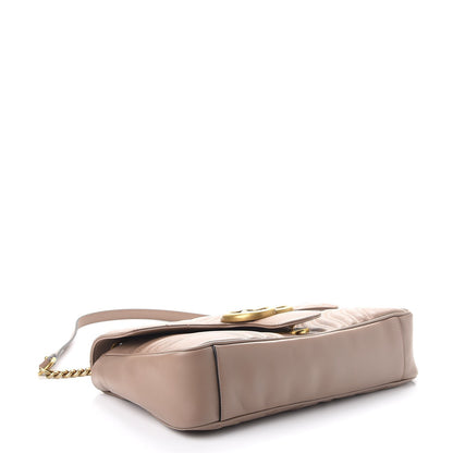 Gucci Calfskin Matelasse Medium GG Marmont Shoulder Bag Porcelain Rose 4 of 10