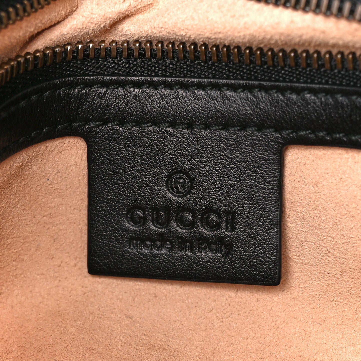 Calfskin Matelasse Small GG Marmont Shoulder Bag Black