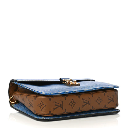 Louis Vuitton Epi Reverse Monogram Pochette Metis Denim Light 3 of 9