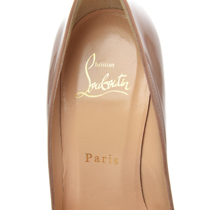Christian Louboutin Patent Corneille 100 Pumps 38 Nude 6 of 14