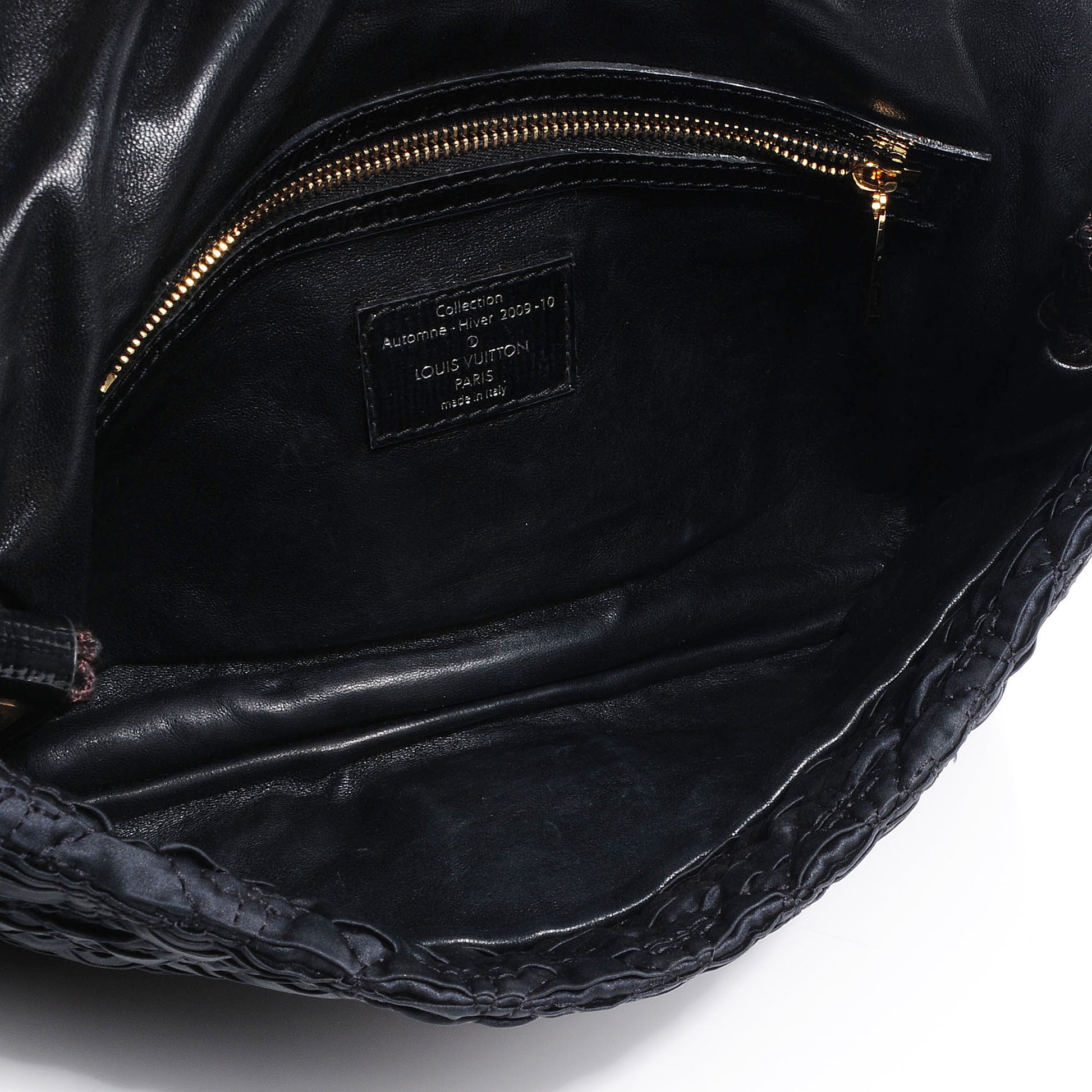 Louis Vuitton Satin Quilted Monogram Coquette Pochette Navy 5 of 7