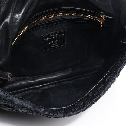 Louis Vuitton Satin Quilted Monogram Coquette Pochette Navy 5 of 7