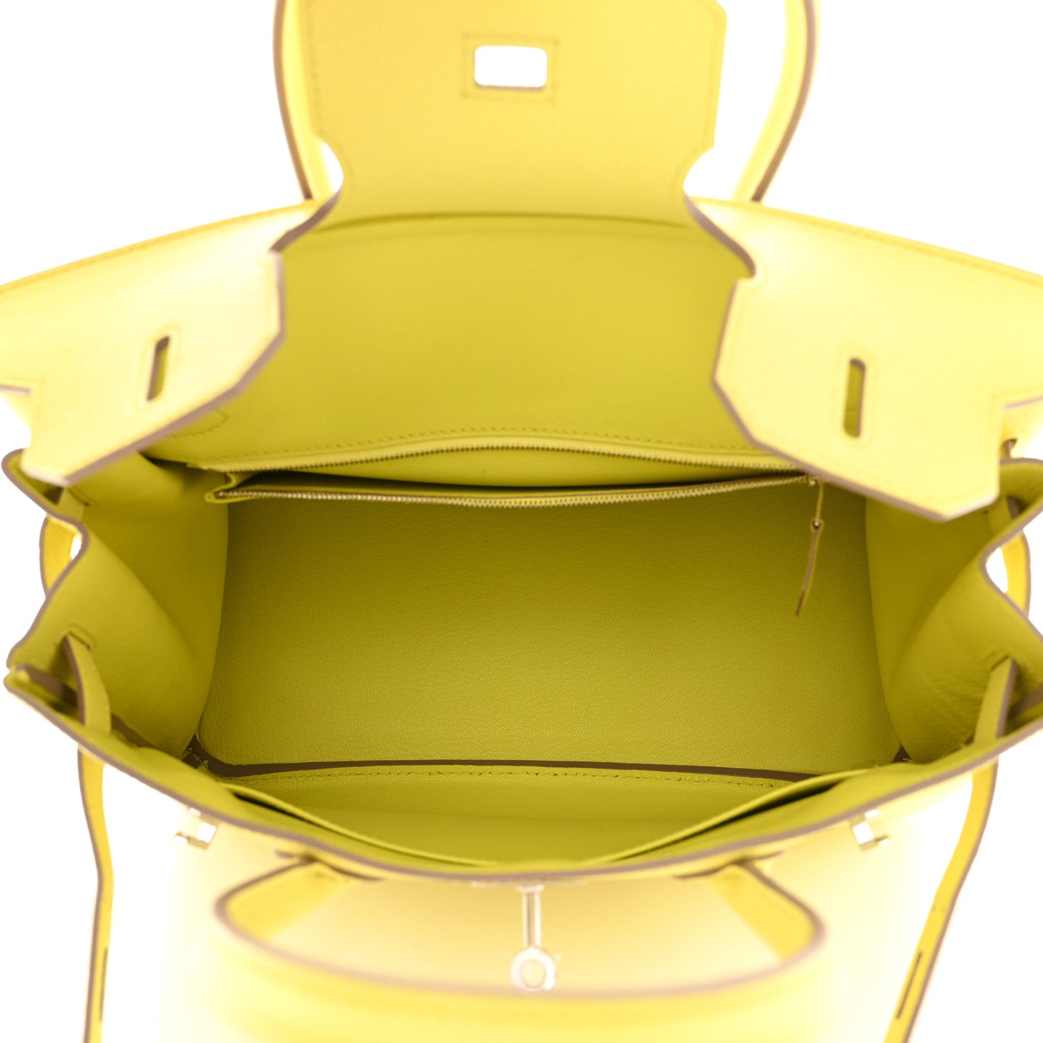Hermes Epsom Birkin 30 Lime 5 of 11