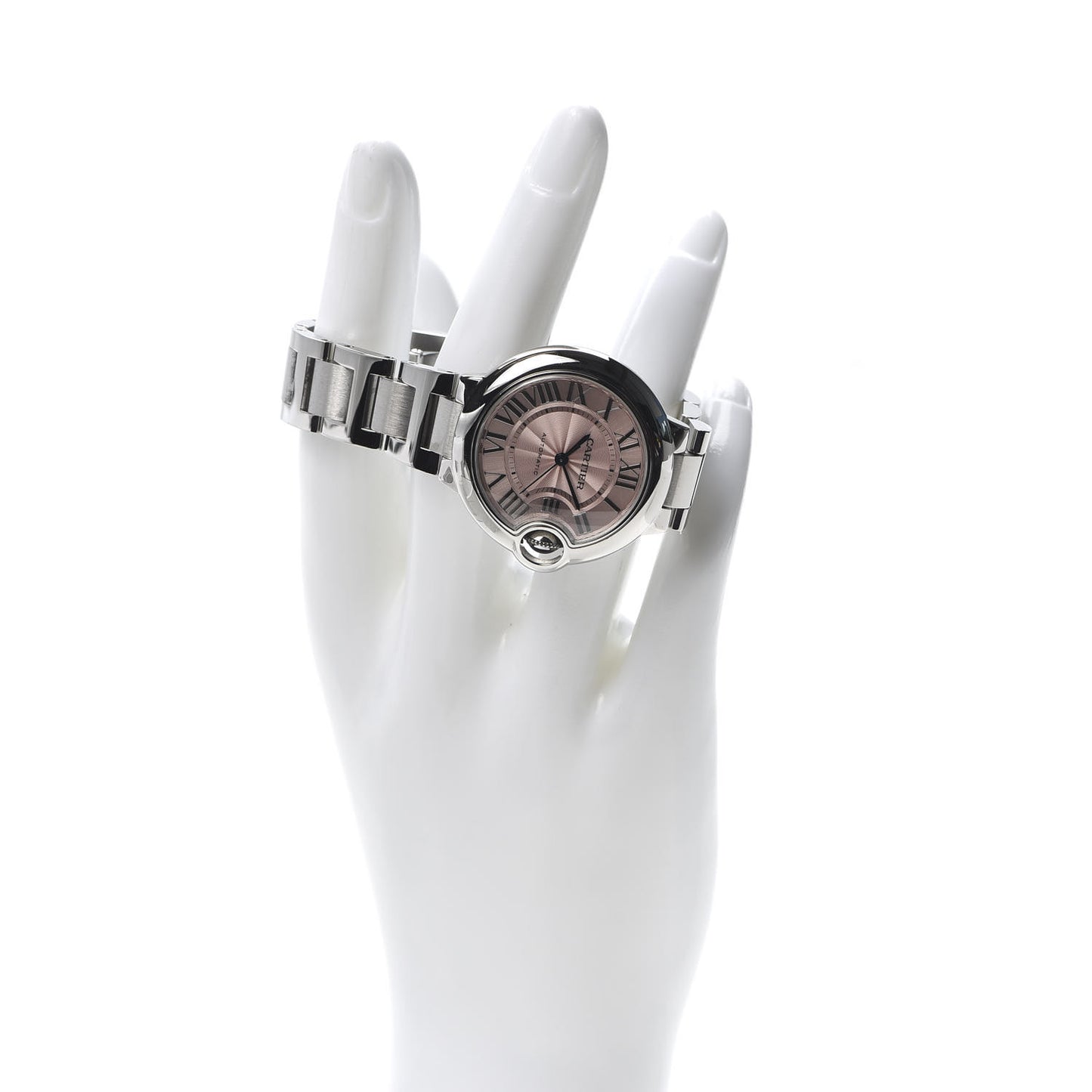 Stainless Steel 33mm Ballon Bleu De Automatic Watch Pink