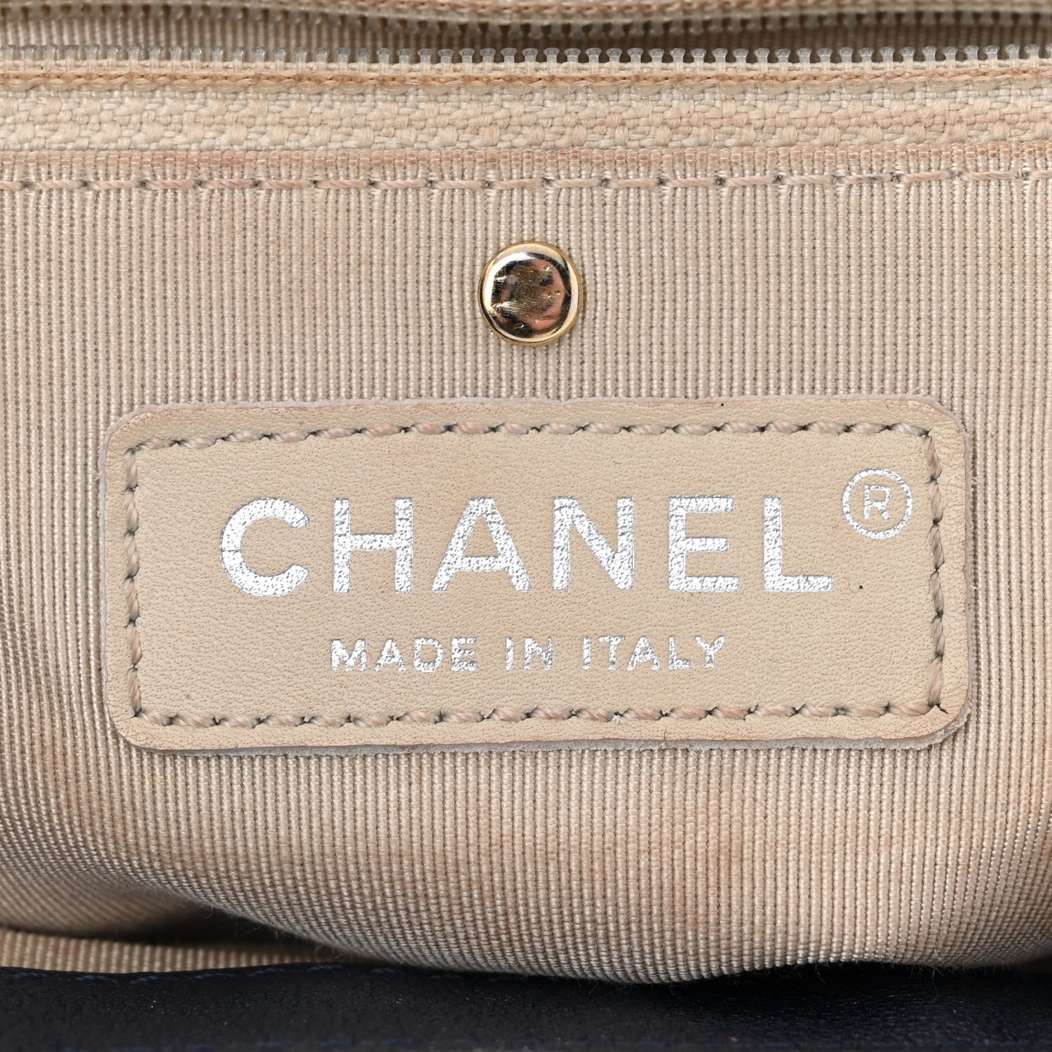 Chanel Washed Lambskin Quilted Mini Chain Around Flap Navy Blue 6 of 11