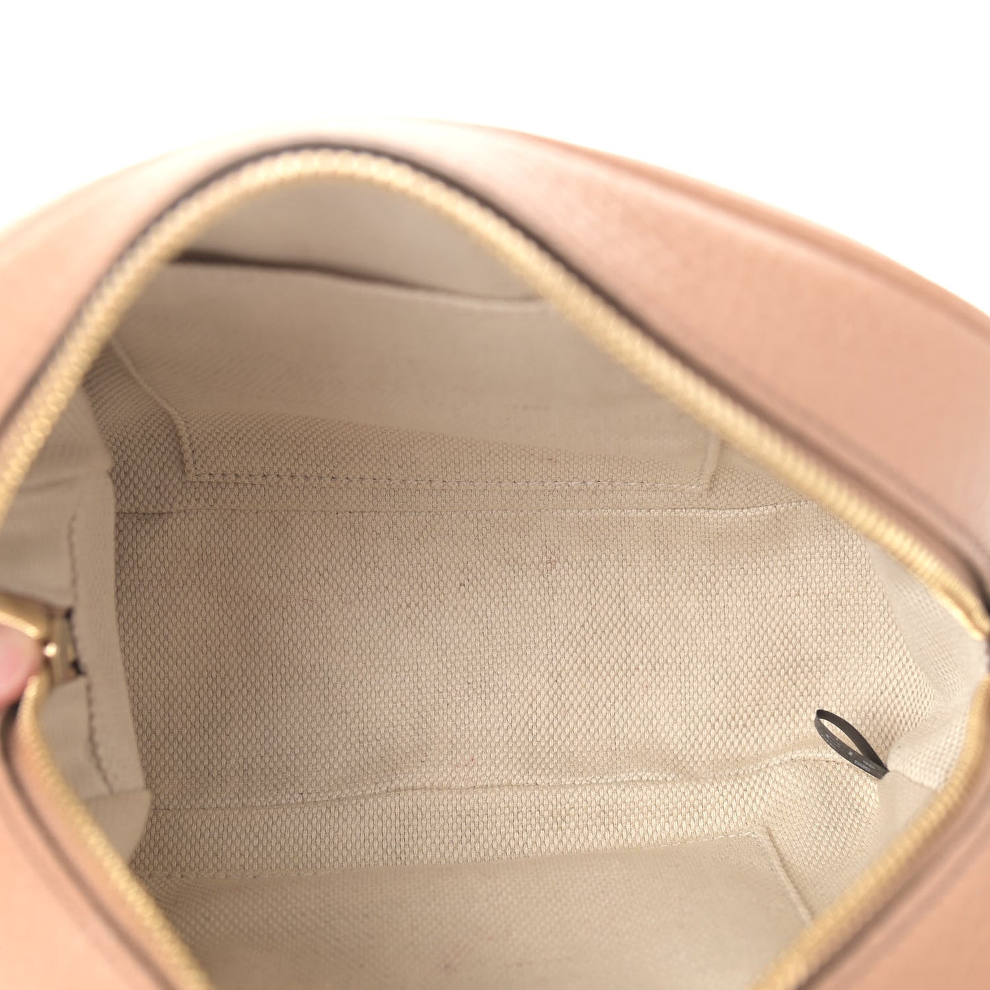 Pebbled Calfskin Small Soho Disco Bag Camelia