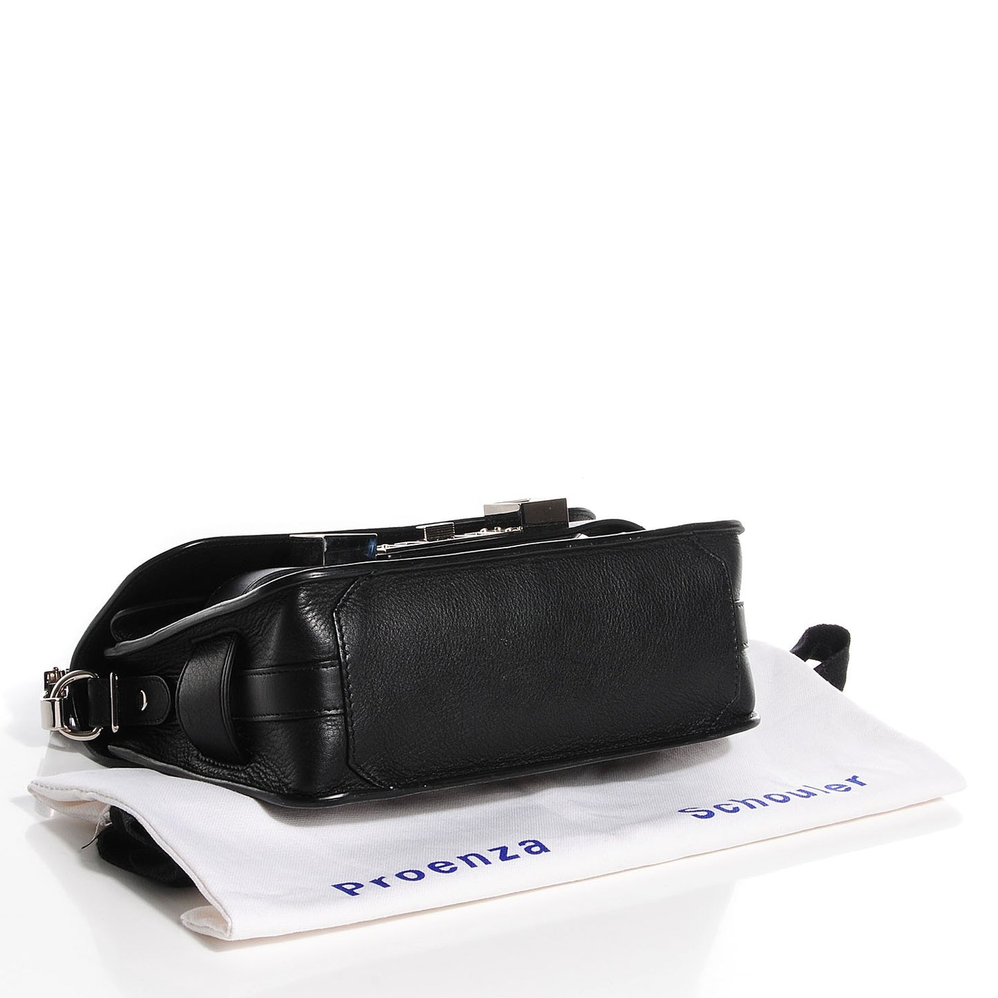 Calfskin PS11 Mini Classic Shoulder Bag Black