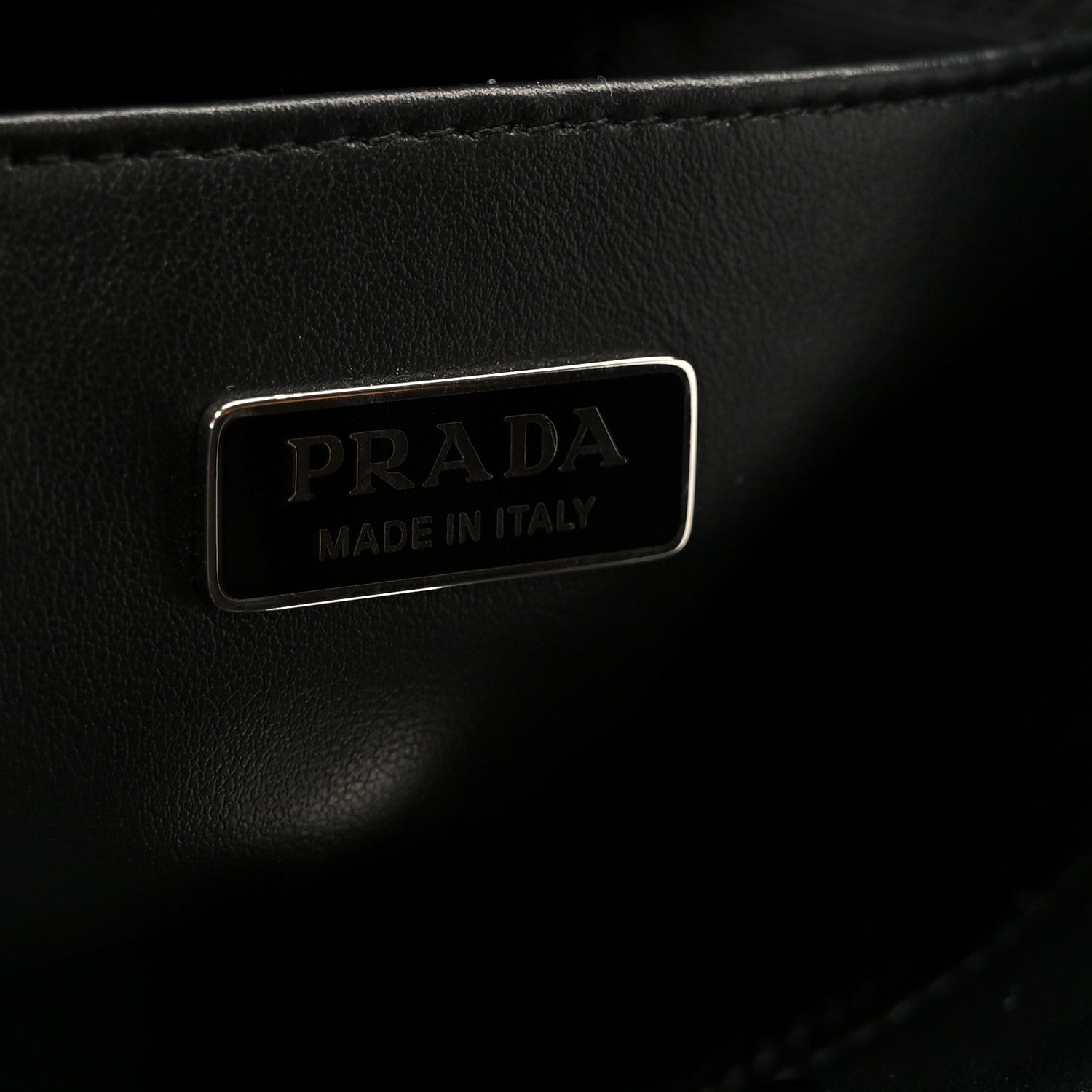 Prada Broccato Cleo Shoulder Bag Black 6 of 10