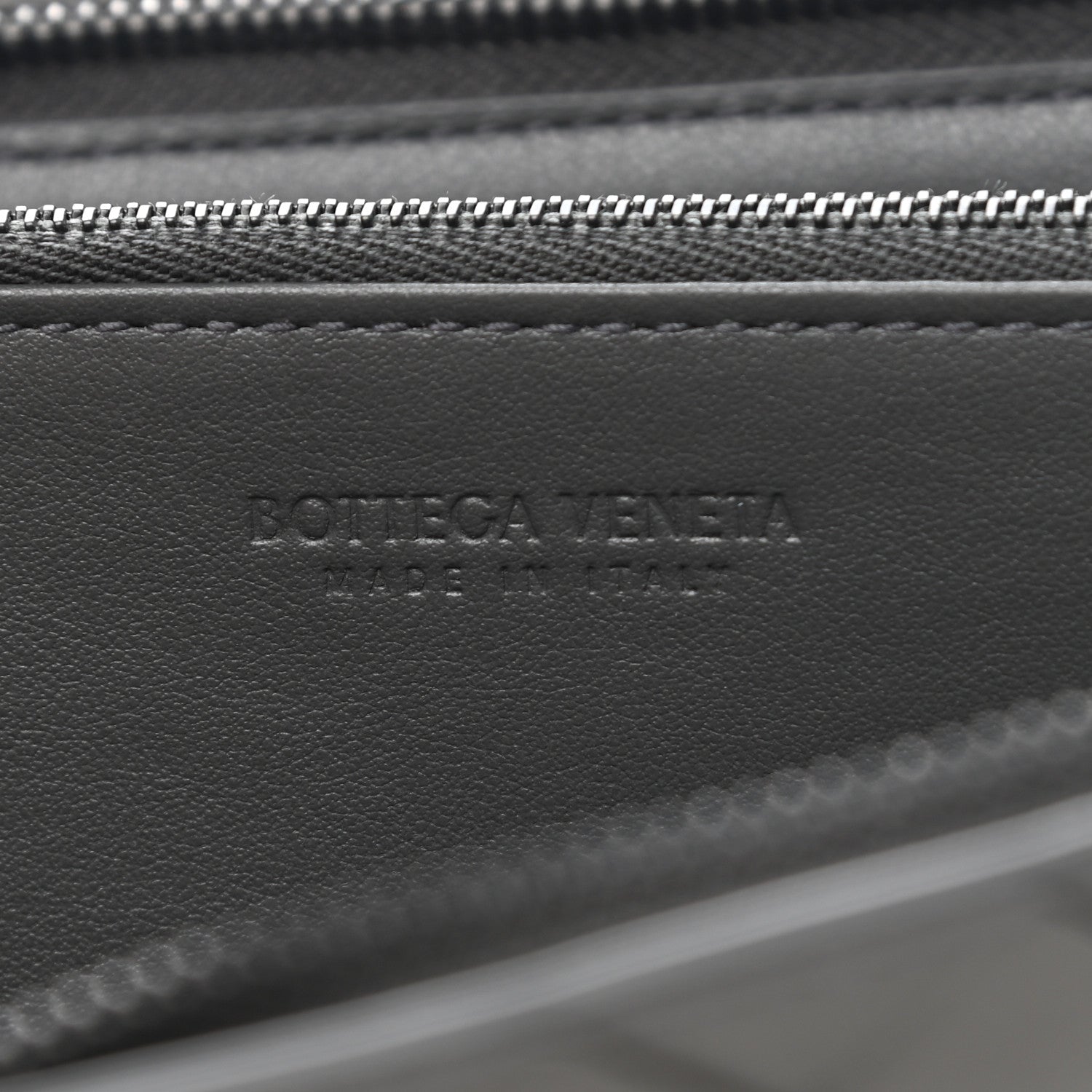 Bottega Veneta Nappa Intrecciato Zip Around Wallet Grey 6 of 7