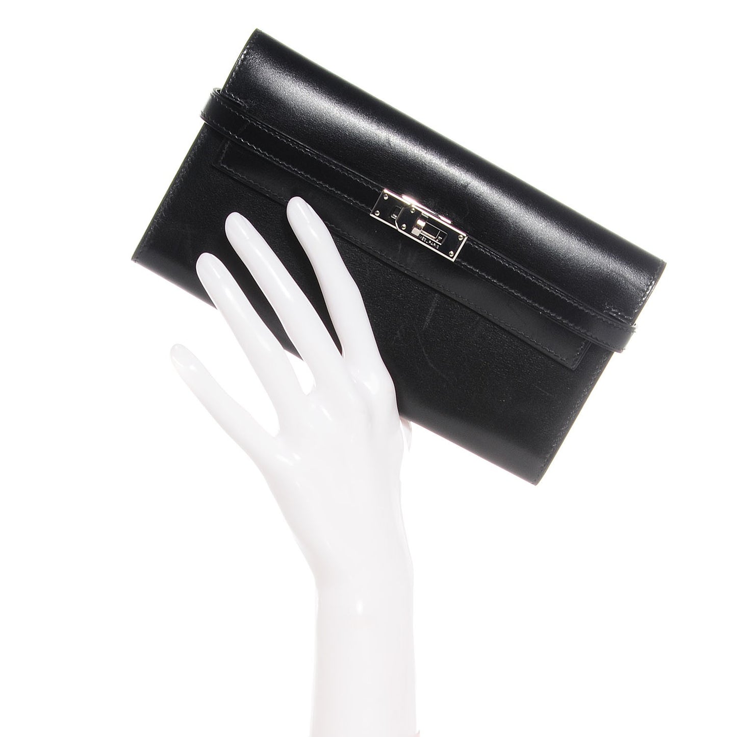 Box Kelly Longue Wallet Black