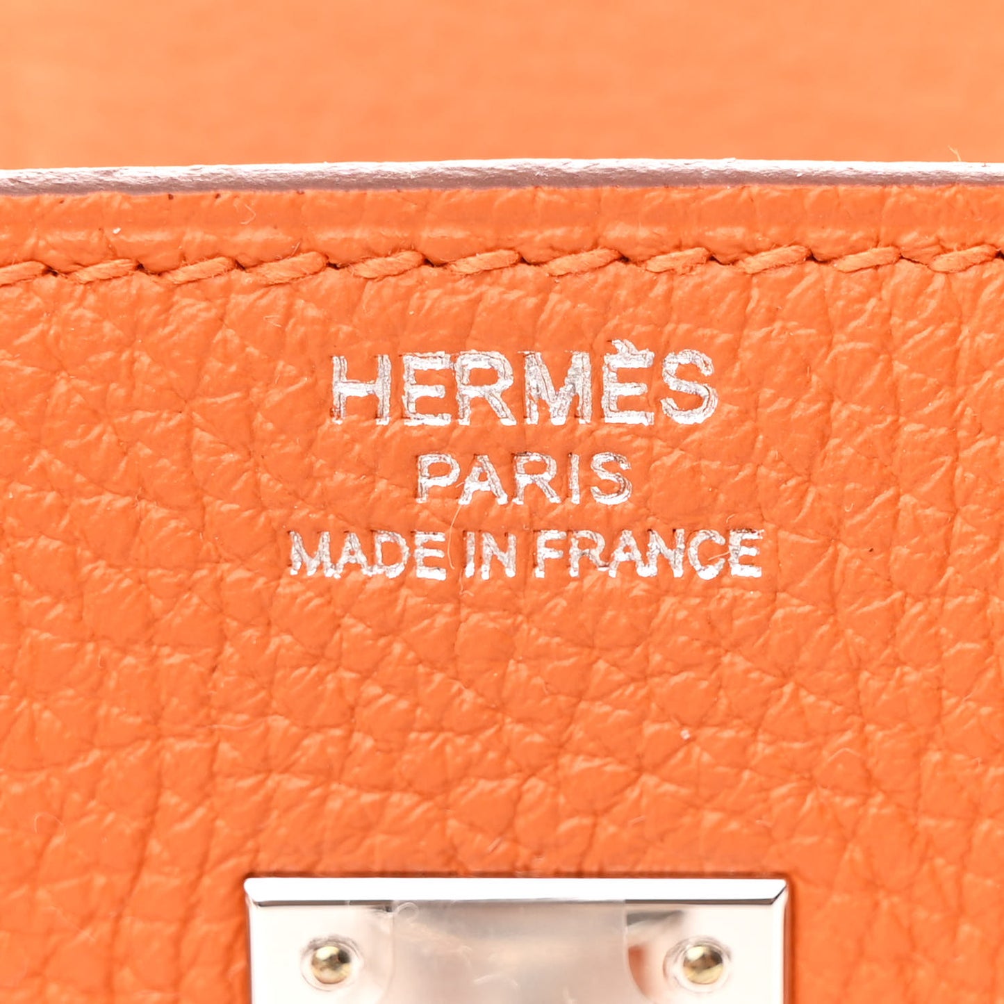 Togo Birkin 25 Orange