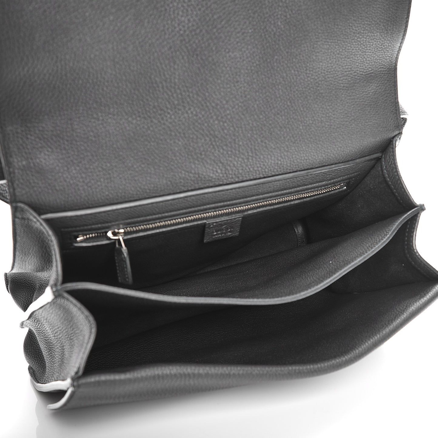 Pebbled Calfskin Medium Dionysus Messenger Bag Black