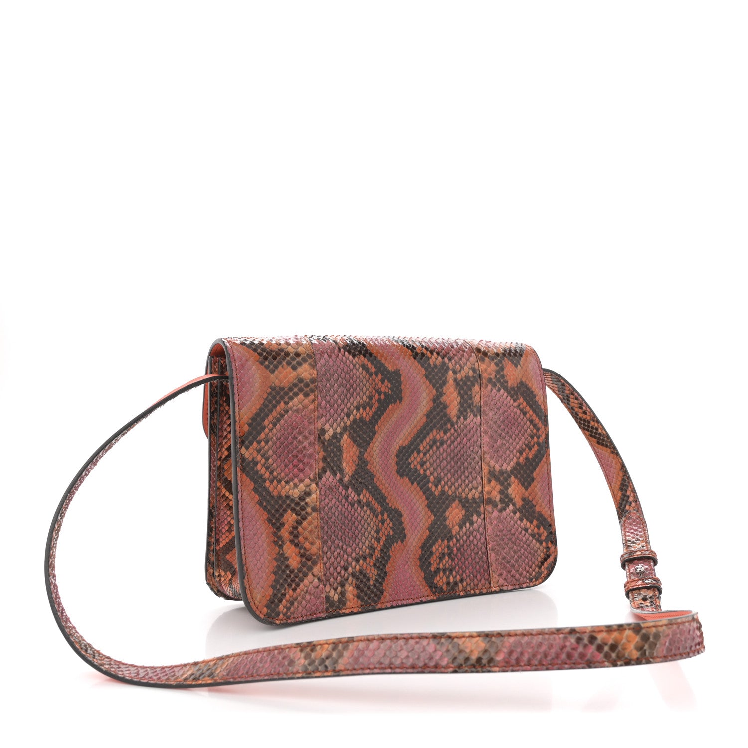 Gucci Snakeskin Small Jackie Shoulder Bag Deep Paprika Rocky 2 of 12