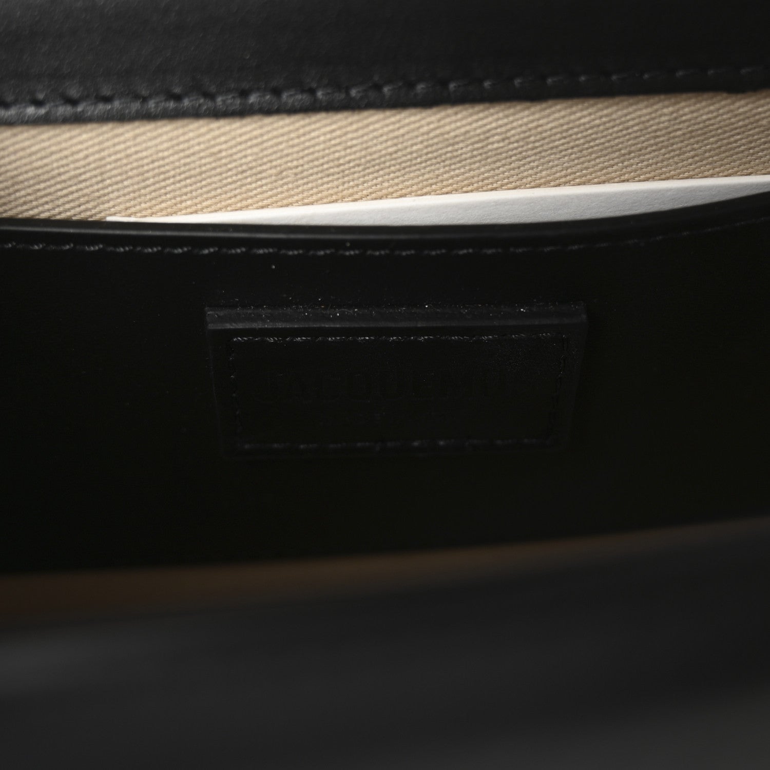 Jacquemus Smooth Calfskin Le Grand Bambino Black 6 of 9