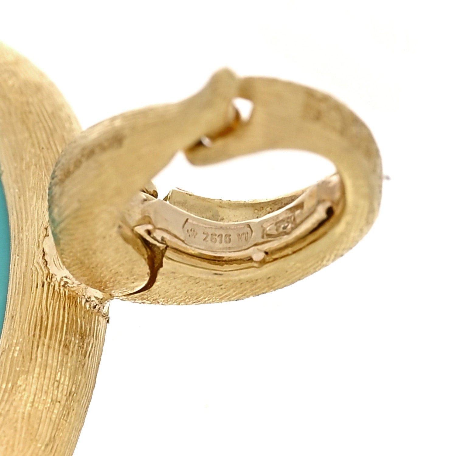 Marco Bicego 18K Yellow Gold Turquoise Jaipur Pendant 3 of 4