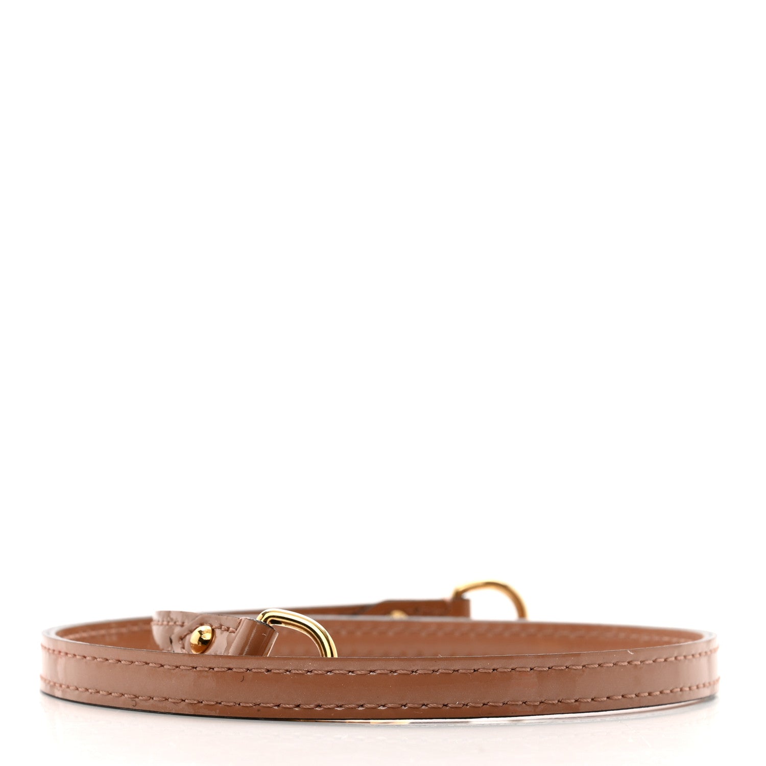 Louis Vuitton Patent 12mm Shoulder Strap Rose Velours 2 of 3