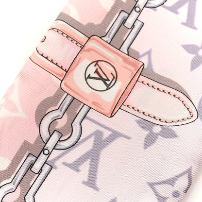 Louis Vuitton Silk Monogram Confidential Bandeau Light Pink 4 of 5