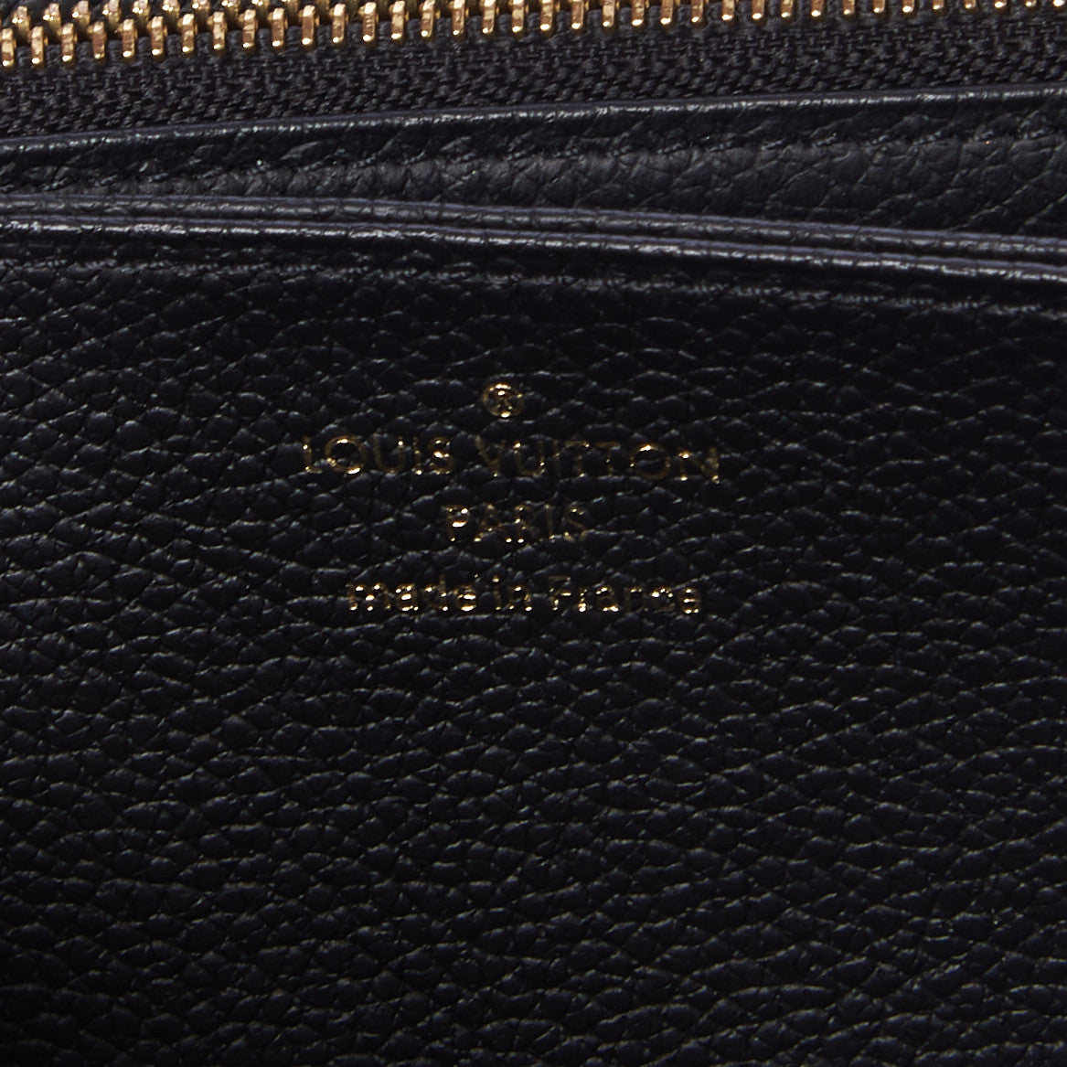 Louis Vuitton Empreinte Zippy Wallet Black 8 of 9