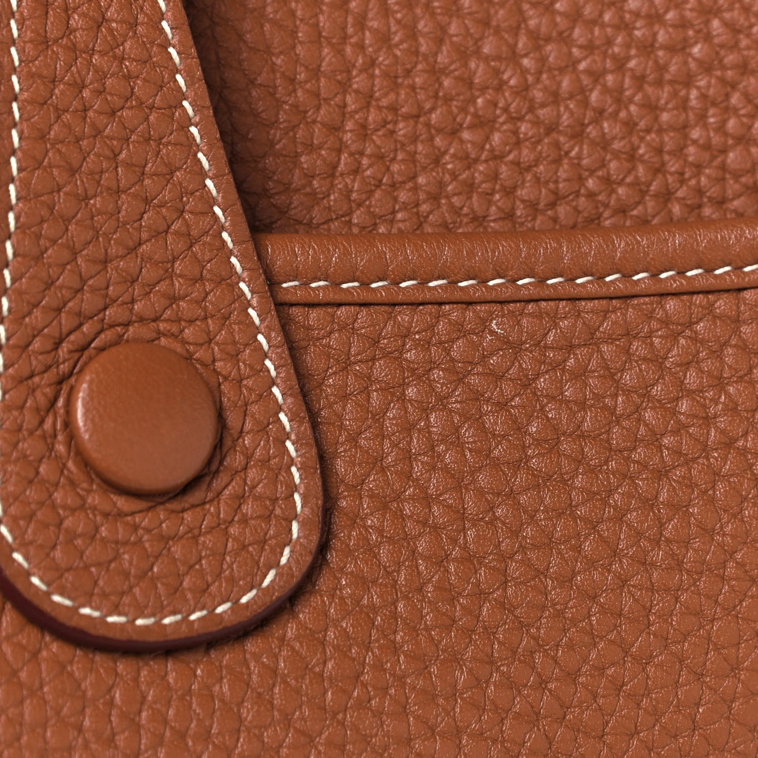 Hermes Taurillon Clemence Evelyne III GM Gold 13 of 15