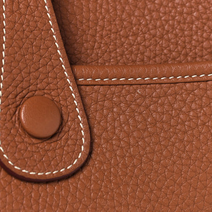 Hermes Taurillon Clemence Evelyne III GM Gold 13 of 15