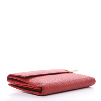Gucci Calfskin Diamante Dice Continental Wallet Tabasco 4 of 17