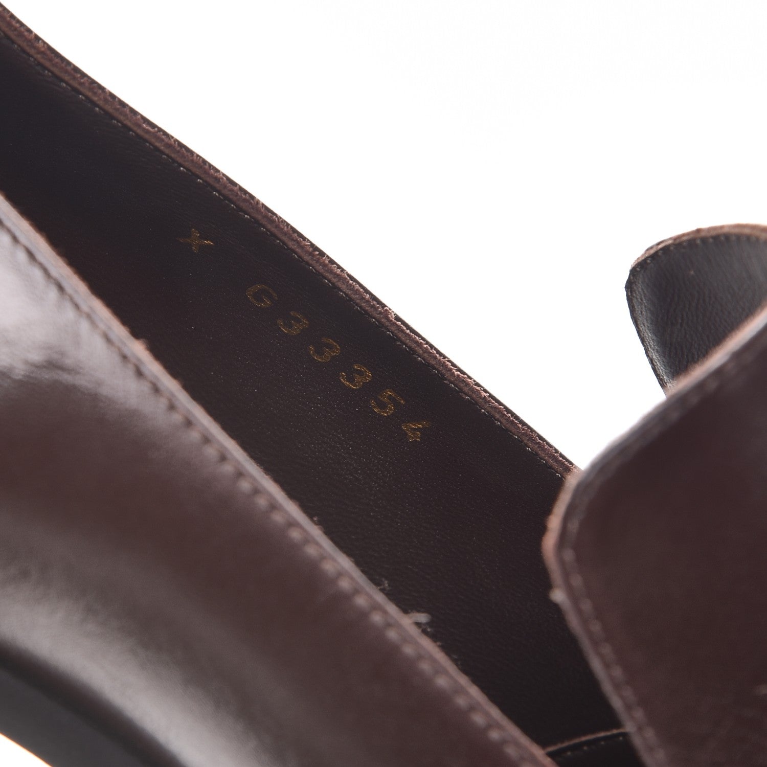 Chanel Glazed Calfskin CC Loafers 39 Dark Brown 9 of 11