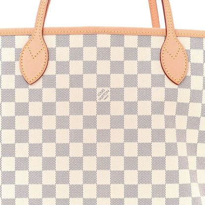 Louis Vuitton Damier Azur Neo Neverfull MM Rose Ballerine 8 of 10
