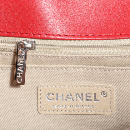 Chanel Calfskin Quilted In the Business Flap Red 7 of 9
