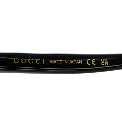 Gucci Acetate Round Sunglasses GG1067S White Black 5 of 8