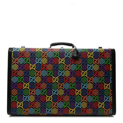 Gucci GG Supreme Monogram Psychedelic Extra Large Savoy Suitcase Black Multicolor 2 of 14