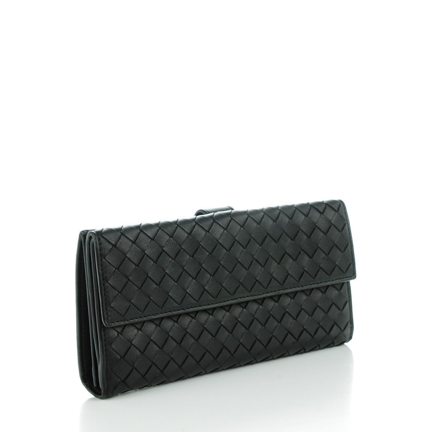 Bottega Veneta Nappa Intrecciato Continental Wallet Black 3 of 8