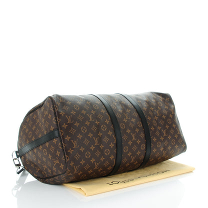 Louis Vuitton Monogram Macassar Keepall Bandouliere 55 4 of 7